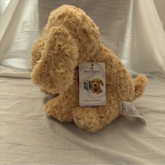 🎄🎁Warmies New Golden Dog Microwavable Lavender Scented & Weighted Comfort Plush - Picture 6 of 14